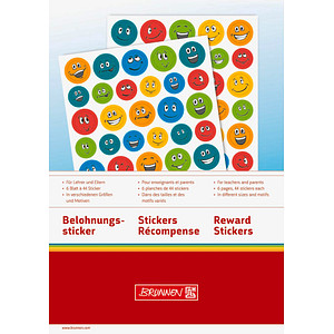 BRUNNEN Aufkleber-Set Smilie