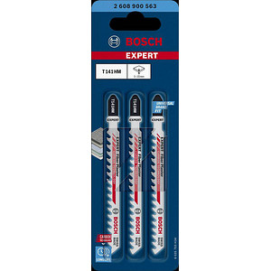 BOSCH EXPERT Stichsägeblätter 2608900563 T141HM 3Stk Fiber Plaster