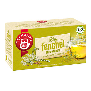 TEEKANNE Fenchelteemischung mit Kümmel und Anis Bio-Tee 18 Portionen