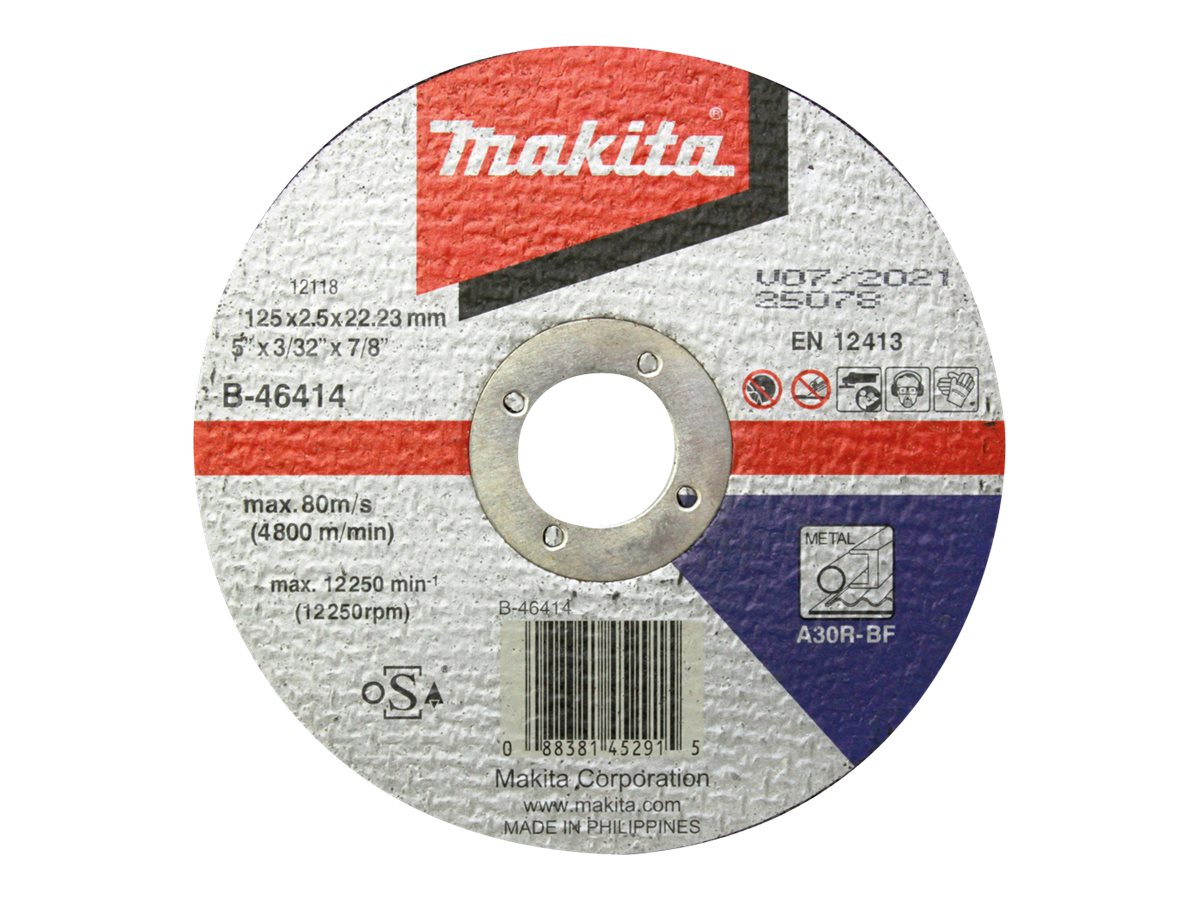 MAKITA - Schneidscheibe - für Metall - 125 mm - Körnung: A30R-BF