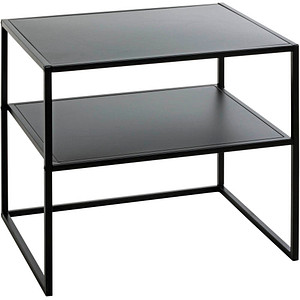 HAKU Möbel Beistelltisch Metall schwarz 50,0 x 40,0 x 45,0 cm