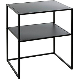 HAKU Möbel Beistelltisch Metall schwarz 50,0 x 40,0 x 60,0 cm