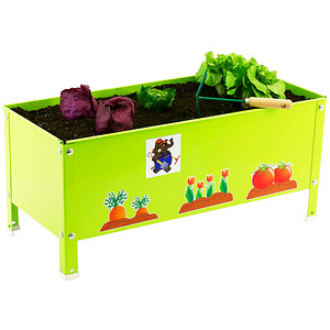 Simon Rack Pflanzkübel SIMONGARDEN URBAN KID Metall grün rechteckig 90,0 x 41,0 cm