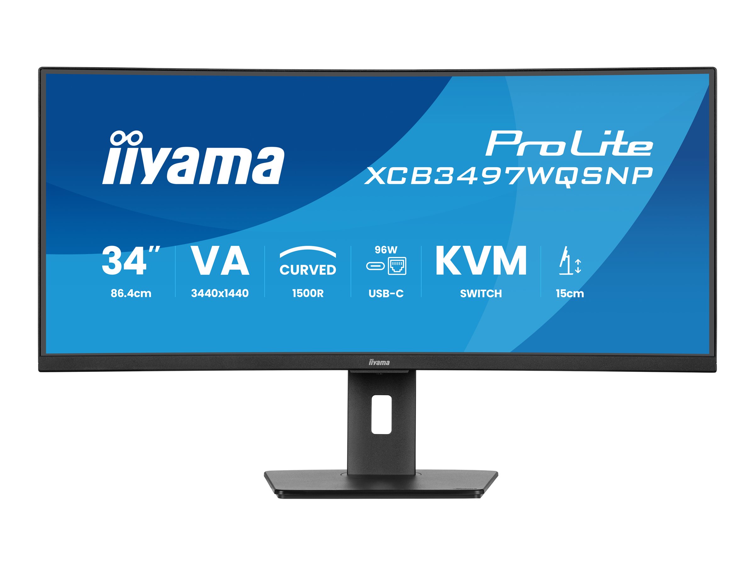 IIYAMA ProLite XCB3497WQSNP-B1 86,4cm (34") IIYAMA ProLite XCB3497WQSNP-B1 86,4cm (34")