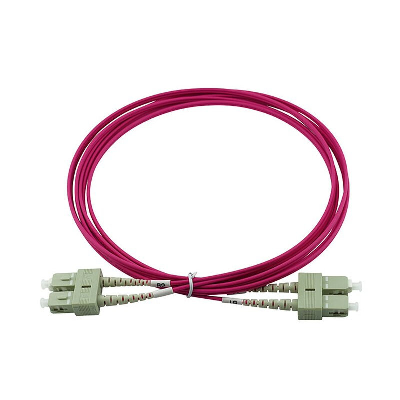 CBO BlueOptics LWL Patchkabel SC / SC MM OM4 magenta 2,0m