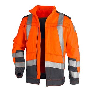 KÜBLER® unisex Warnjacke PSA SAFETY X7 warnorange, anthrazit Größe 26