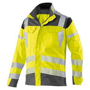 KÜBLER® unisex Warnjacke REFLECTIQ warngelb, anthrazit Größe 98