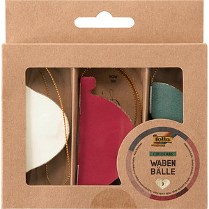 folia Wabenbälle CHRISTMAS, 3er Set Kugeln