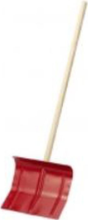 Ki-Metall-Schneeräumer, rot, Stiel 80cm