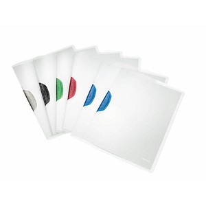 LEITZ Klemmhefter ColorClip, DIN A4, PP, Clip sortiert Vorderdeckel vollständig
