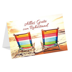 LUMA Ruhestand Karte Meerblick DIN B6