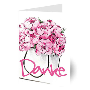 LUMA Dankeskarte Blumenstrauß DIN B6