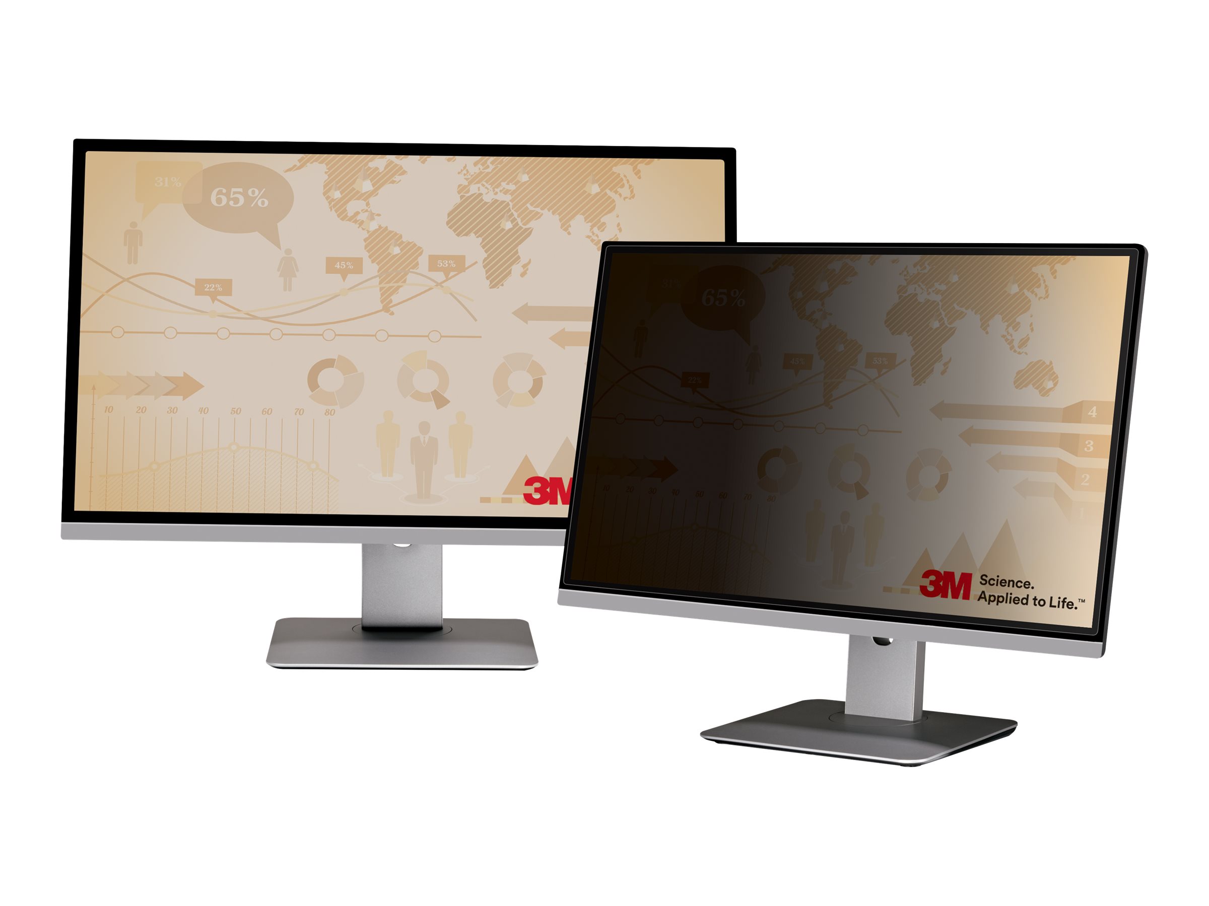 3M Privacy Filter for 49 Full Screen Monitor, PF490W3E, 32:9