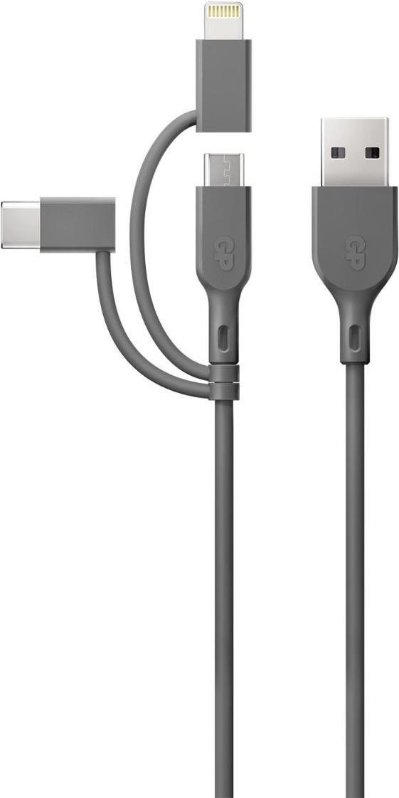 GP USB 2.0 A Kabel 1,0 m grau