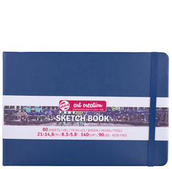 ROYAL TALENS Skizzenbuch Art Creation, 120 x 120 mm, blau