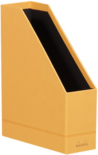 RHODIA Stehsammler, aus Kunstleder, DIN A4, orange (8017068)