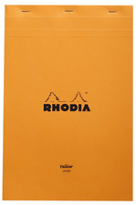 RHODIA Notizblock No. 19, DIN A4+, liniert, orange (8017081)