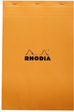 RHODIA Notizblock No. 19, DIN A4+, blanko, orange