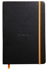 RHODIA Notizbuch RHODIARAMA, DIN A5, liniert, schwarz
