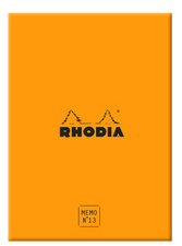 RHODIA Memoblock No. 13, 115 x 160 mm, liniert, orange
