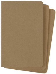 MOLESKINE Notizheft Cahier, L/A5, blanko, Karton, braun