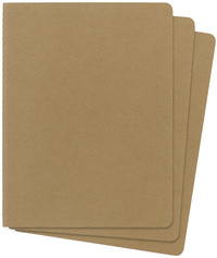 MOLESKINE Notizheft Cahier XL/A4, blanko, Karton, rot MOLESKINE Notizheft Cahier XL/A4, blanko, Karton, rot