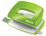 LEITZ Locher Mini Nexxt WOW 5060, grün-metallic, im Karton Stanzleistung: 10 Bl