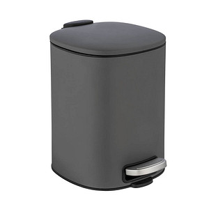 WENKO Alassio Mülleimer 5,0 l grau
