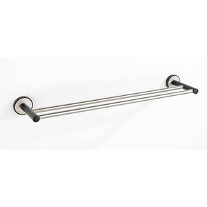 WENKO Handtuchhalter Duo Udine silber