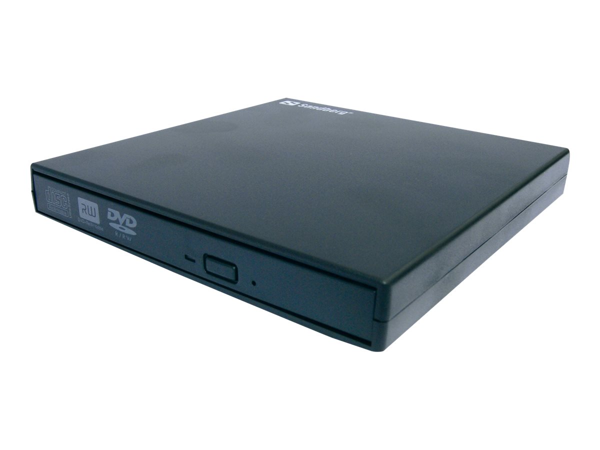 SANDBERG DVD-Brenner USB 8x 4x Schwarz