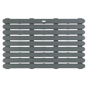 WENKO Duschmatte grau 50,0 x 80,0 cm
