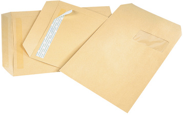 GPV Versandtaschen, C6, 114 x 162 mm, braun, ohne Fenster