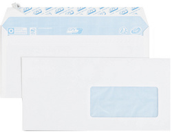 GPV Briefumschläge, DL, 110 x 220 mm, weiß, mit Fenster