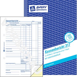 ZWECKFORM Avery 317 Verwaltungsbuch (317)