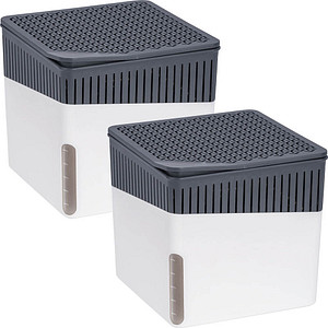 2 WENKO Cube Raumentfeuchter, 2x 1,0 kg