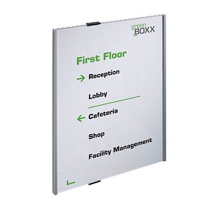 DURABLE Türschild INFO SIGN (B)297 x (H)420 mm mit nicht spiegelnder Acrylplatt