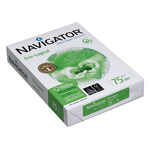 Navigator Eco-Logical Kopierpapier A4 75g weiß sehr hohe Weiße