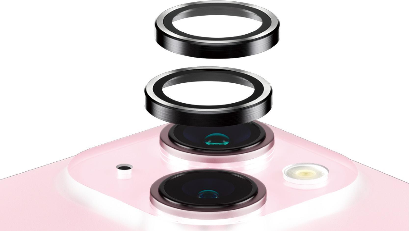 PanzerGlass™ HOOPS Kamera-Schutzglas für Apple iPhone 15, iPhone 15 Plus