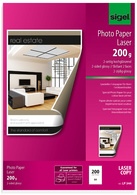 SIGEL Fotopapier Sigel Fotopapier für Farb-Laser/-Kopierer LP144 DIN A4 200 g/m
