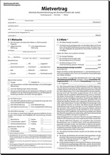 SIGEL Vordruck "Mietvertrag", A4, 6-seitig - für den Markt: D - 25 Stück (MV466)