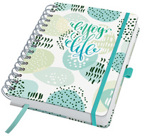 sigel Bullet Journal Buchkalender Jolie "Mint Inspiration sigel Bullet Journal Buchkalender Jolie "Mint Inspiration
