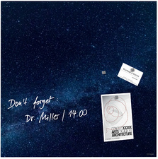 sigel Glas-Magnettafel Artverum Design Galaxy, (B)480 mm