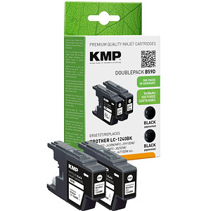 2 KMP B59D schwarz Tintenpatronen ersetzen brother LC1240BKBP2DR