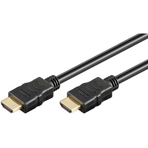 goobay HDMI 2.0 Kabel 10,2 Gbit/s 0,5 m schwarz