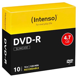 Intenso DVD-R 10er Slimcase 16x