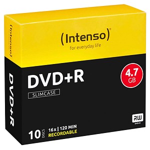 DVD+R 10er Slimcase 16x