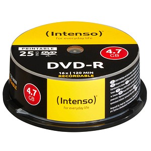 Intenso DVD-R 4.7GB, 25er Pack
