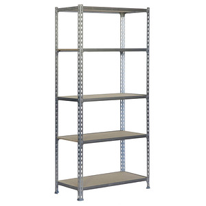 Simon Rack Schwerlastregal MADERCLICK PLUS 5/500 778100025201055 silber 100,0 x 50,0 x 200,0 cm