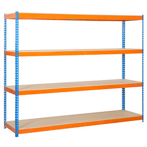 Simon Rack Schwerlastregal SIMONFORTE 1804-4 458100045201848 blau, orange 180,0 x 45,0 x 200,0 cm