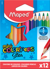 Maped Dreikant-Buntstift COLOR'PEPS Mini, 12er Kartonetui